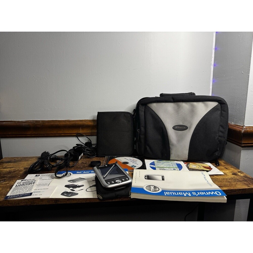 Dell Axim X51/X51v PDA With Bag & Other Extras